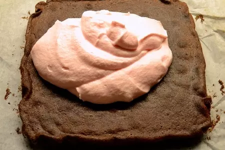 Брауни с шапочкой из маршмэллоу: шаг 7