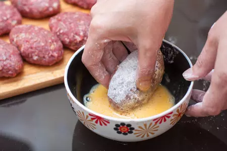 Японские котлеты с сыром: шаг 5