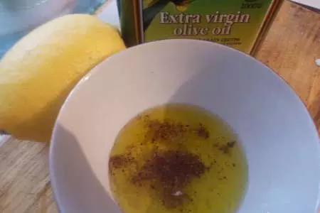 Салат с балыком и помидорами: шаг 5