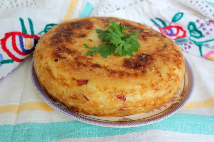 Кугелис по-литовски (картофельная "бабка"): шаг 9