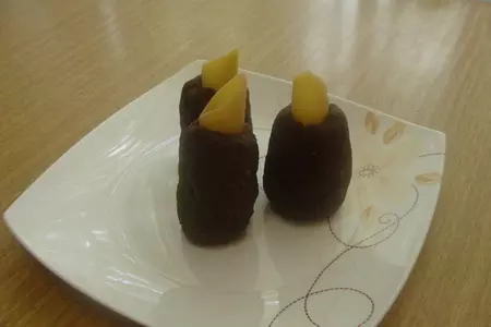 Пирожное-картошка с клубничным курдом: шаг 5