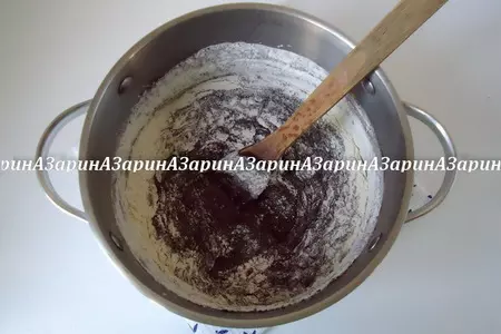 Торт медовый, шоколадный: шаг 3