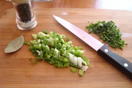 Суп с консервированными оливками и овощами с рисом: шаг 4