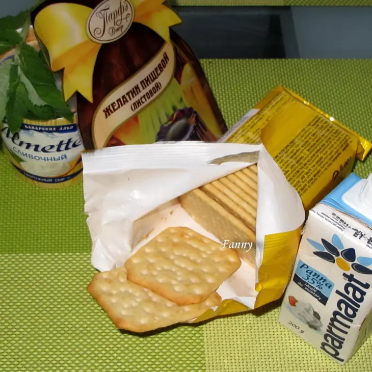Желе из творожного сыра: шаг 1