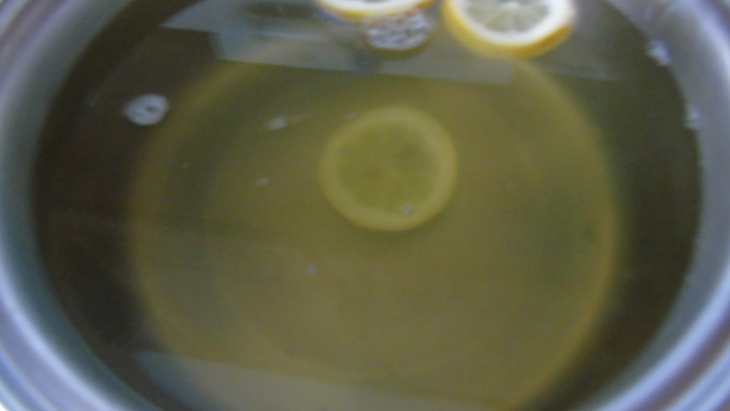 Базиликово-лимонный  напиток: шаг 3
