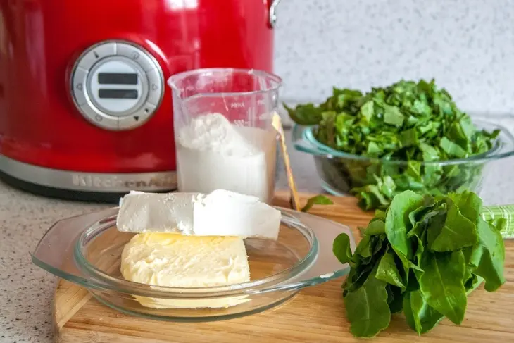 Творожный пирог с щавелем в мультиварке kitchenaid: шаг 1