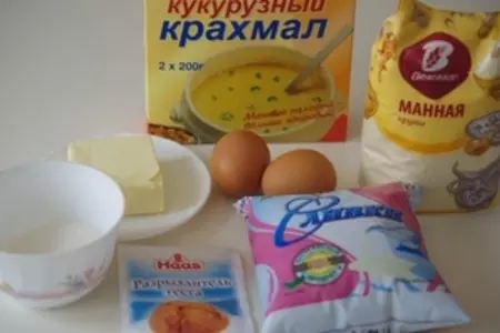 Сливочный манник: шаг 1