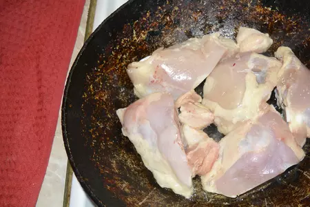 Окорочка в ореховом соусе: шаг 1