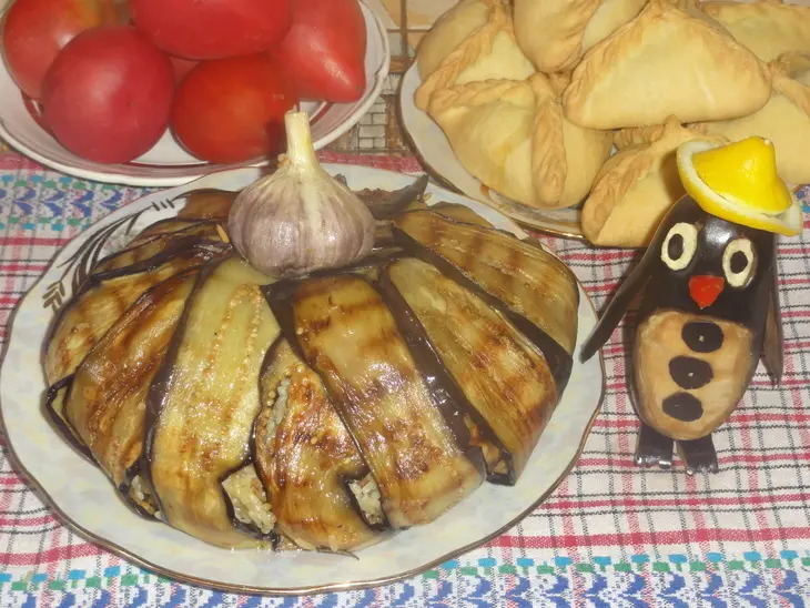 Узбекский плов в баклажане: шаг 7