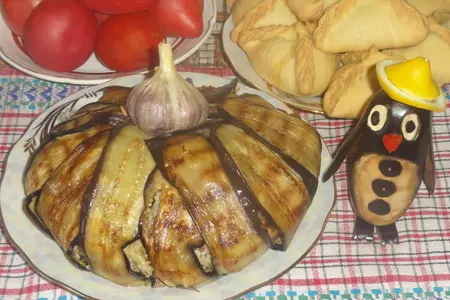 Узбекский плов в баклажане: шаг 7