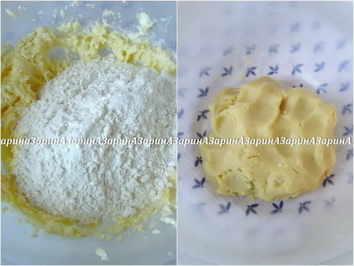 Воздушный пирог с кунжутом и черникой: шаг 2