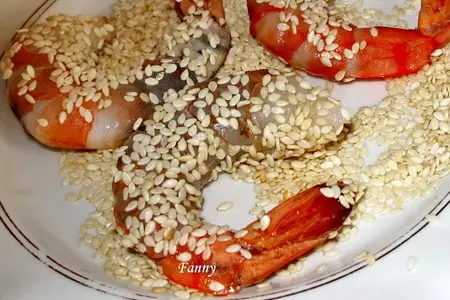 Ризотто с карри и креветками, обжаренными в меде: шаг 7