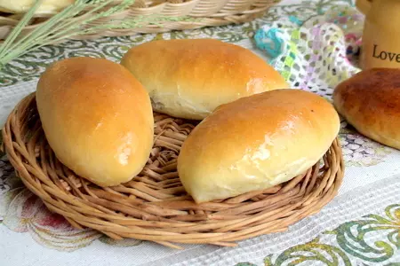 Пирожки печёные сдобные с зелёным луком и яйцом. гост: шаг 14