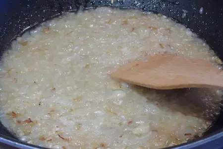 Ризотто с морепродуктами: шаг 3