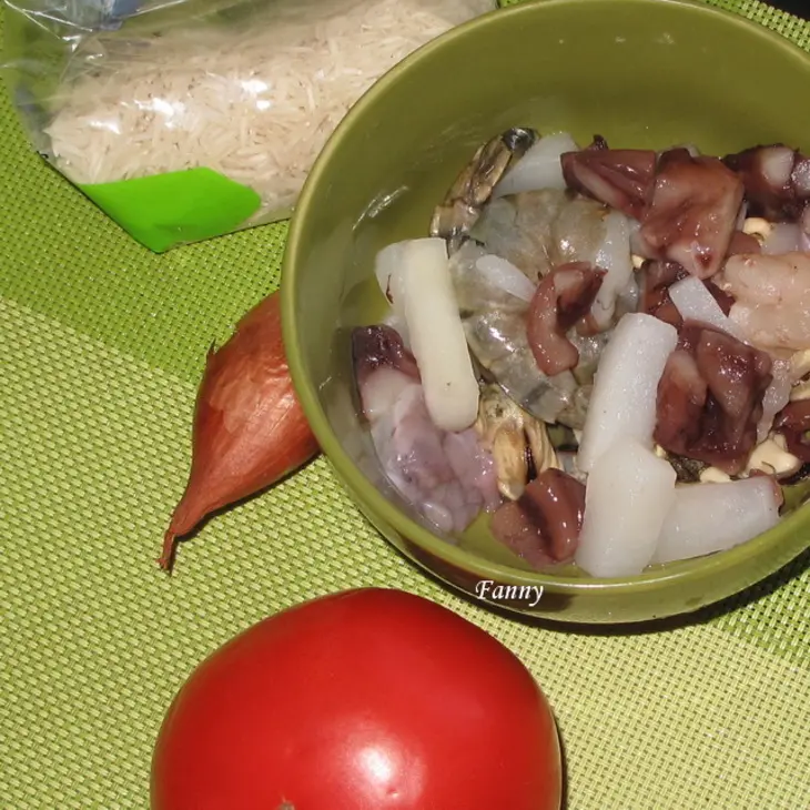 Арош де  маришку - португальская паэлья: шаг 1