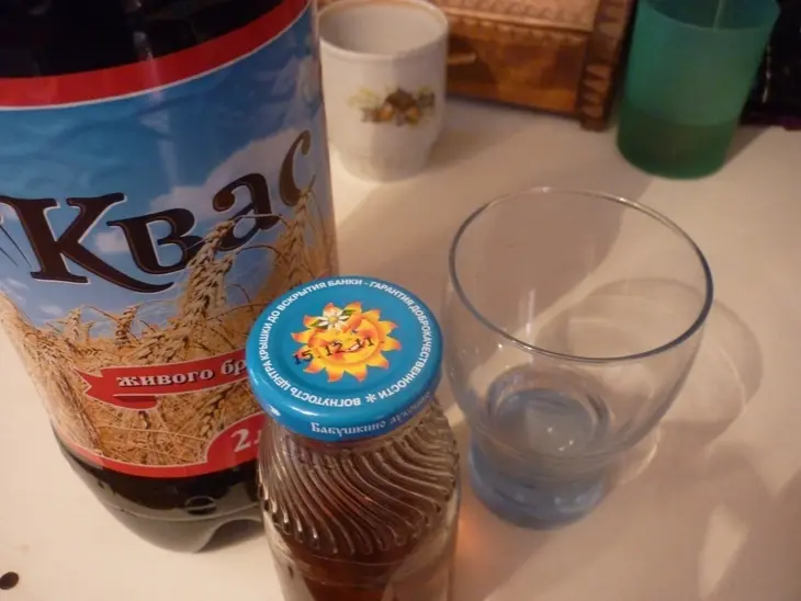 Коктейль с квасом: шаг 1