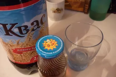 Коктейль с квасом: шаг 1