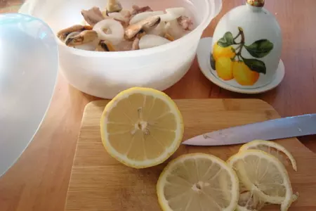 Морепродукты в свч за 8 минут: шаг 1