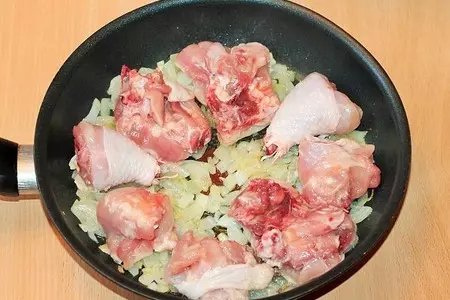 Азербайджанский плов с курицей и зеленью: шаг 6