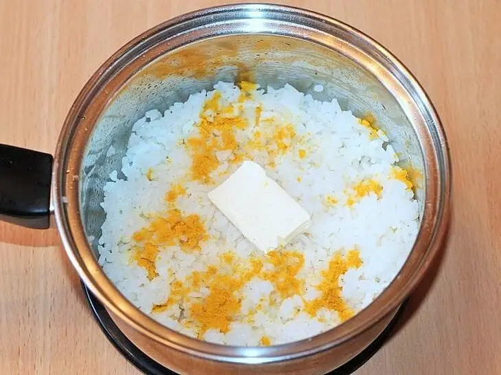Азербайджанский плов с курицей и зеленью: шаг 8