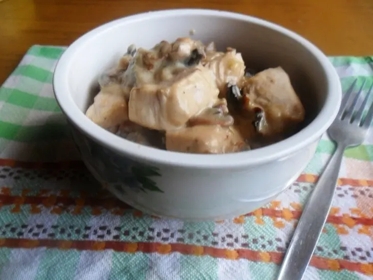 Гречка с курицей и грибами: шаг 6