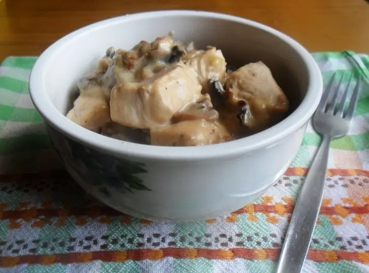 Гречка с курицей и грибами: шаг 8