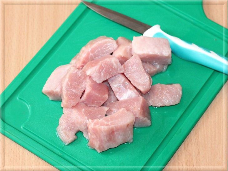 Шашлык из свинины с луком: шаг 1