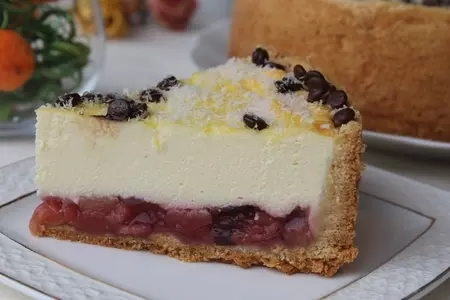 Творожник с яблоками и ягодами-микс: шаг 5