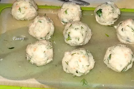 Креветочные шарики в панировке с соусом из лайма и йогурта: шаг 5