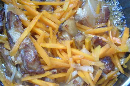 Плов по-фергански с бараньими ребрами: шаг 5