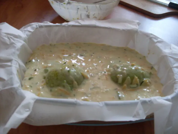 Творожная запеканка с грушей, тыквой и цукини: шаг 6