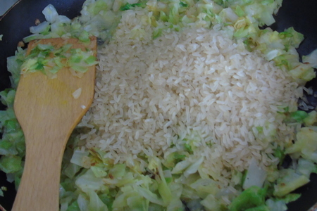 Лаханоризо (рис с капустой по-гречески): шаг 3