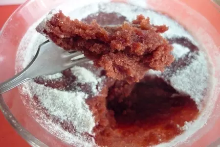 Кекс красный бархат (red velvet) за 40 секунд в свч: шаг 3