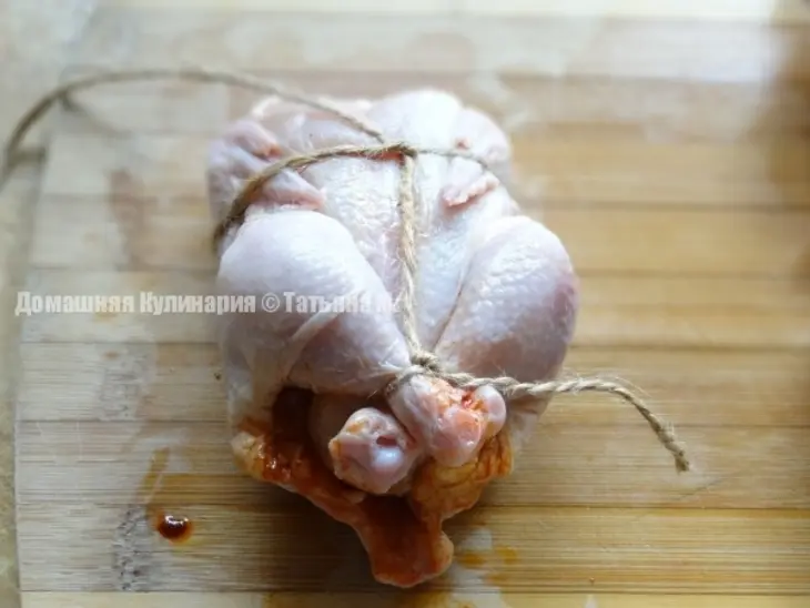 Цыплята-корнишоны на углях: шаг 3