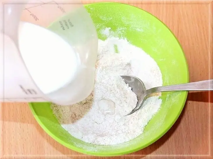 Овсяные булочки с творожной начинкой: шаг 2