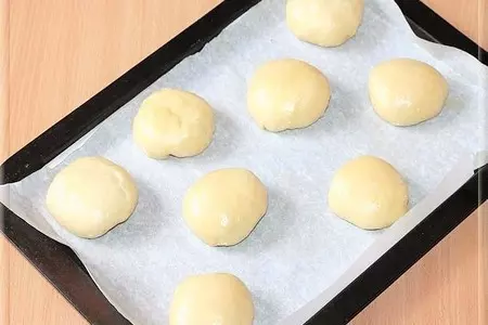 Овсяные булочки с творожной начинкой: шаг 11
