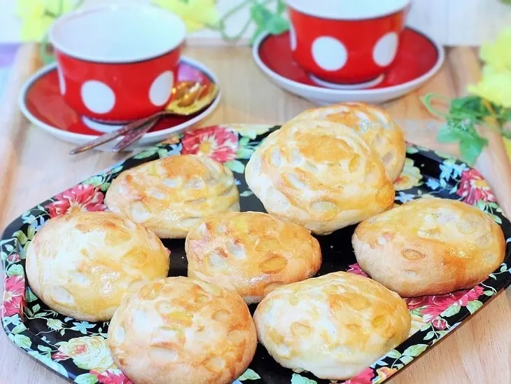 Овсяные булочки с творожной начинкой: шаг 13