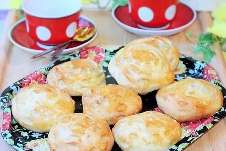 Овсяные булочки с творожной начинкой: шаг 13