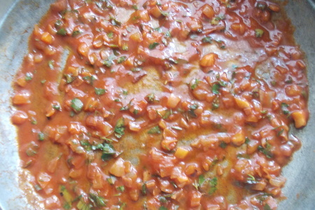 Баклажаны запечённые под томатным соусом: шаг 4