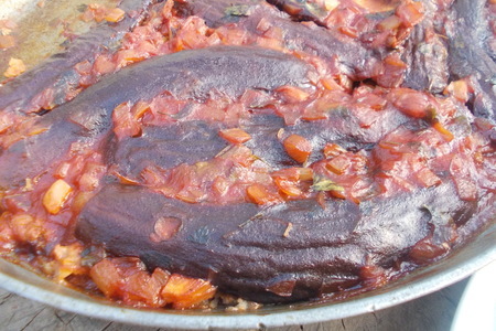 Баклажаны запечённые под томатным соусом: шаг 7