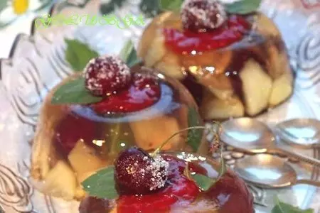 Фруктовое желе из свежих яблок и вишен: шаг 10