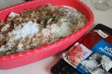 Куриные колбаски с соусом и сальсой из черного трюфеля: шаг 5