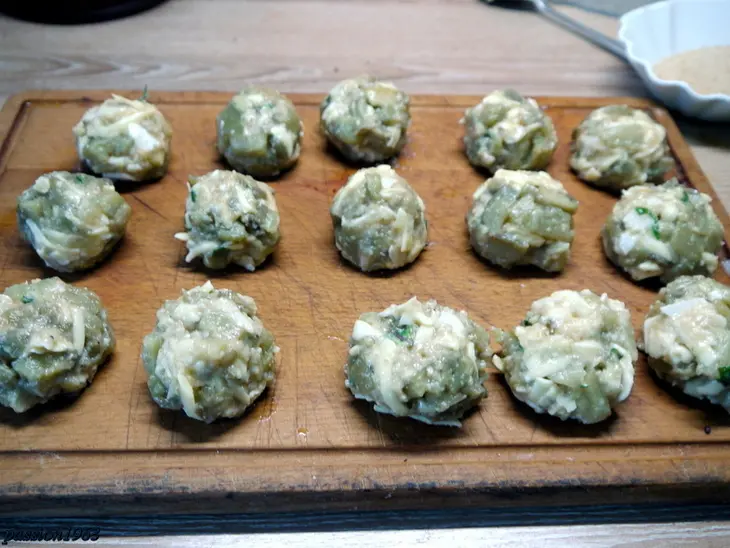 Polpette di melanzane (баклажановые фрикадельки): шаг 4