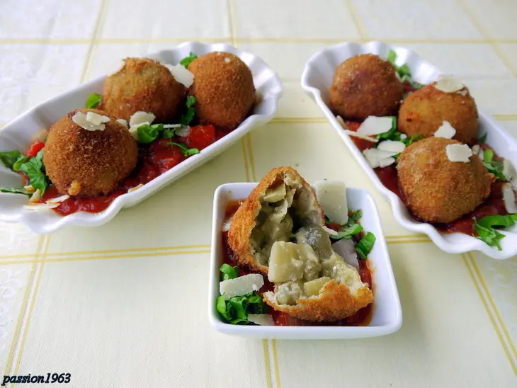 Polpette di melanzane (баклажановые фрикадельки): шаг 8