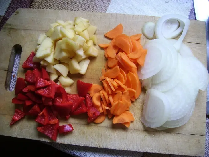 Апельсиновый  кус-кус  с бараниной в пряном соусе: шаг 2