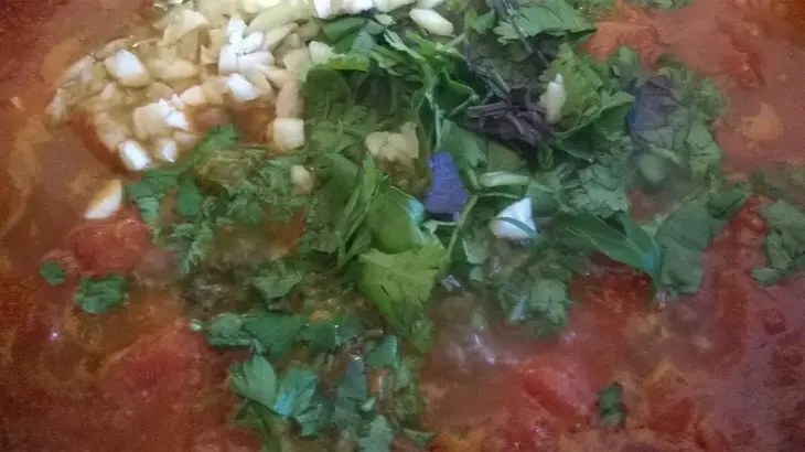 Баклажаны с помидорами и с мацони: шаг 2