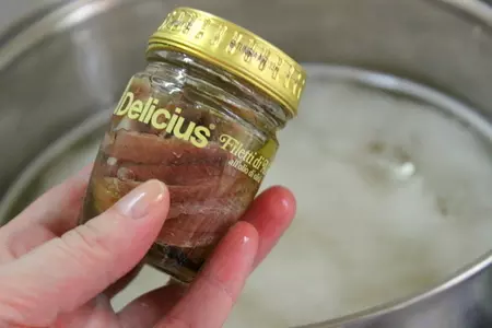 Паста с палтусом и анчоусами по-сицилийски: шаг 2
