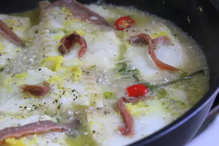 Паста с палтусом и анчоусами по-сицилийски: шаг 5