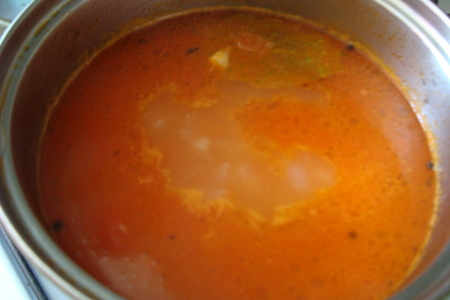 Томатный суп с фасолью на курином бульоне: шаг 7