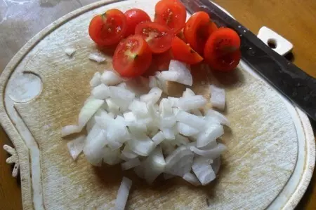 Паста с мясным фаршем и грибами: шаг 2